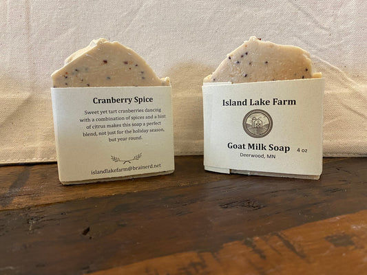ILF Cranberry Spice Goat Milk Soap